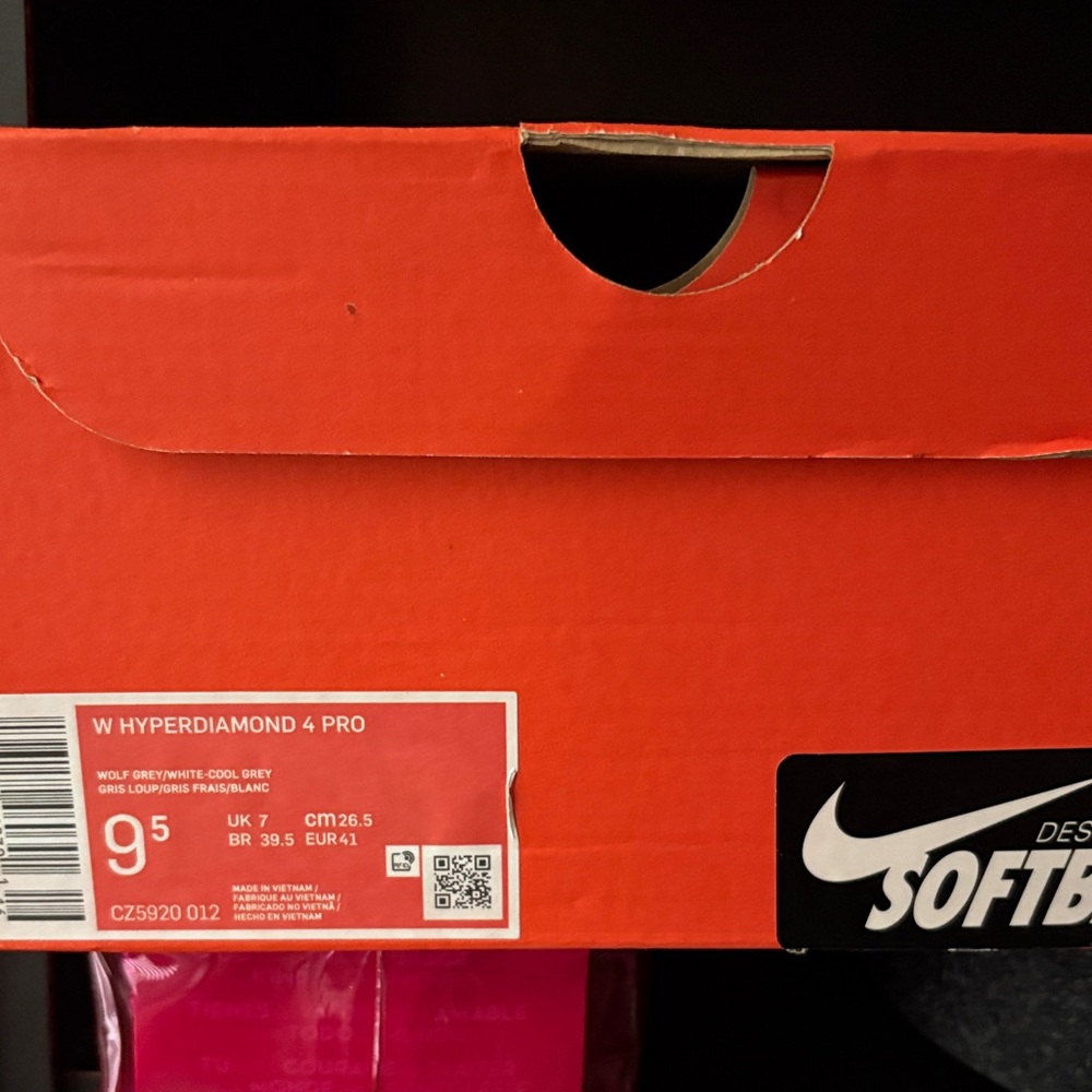 Nike Hyperdiamond 4 Pro Cleats - Bold Orange